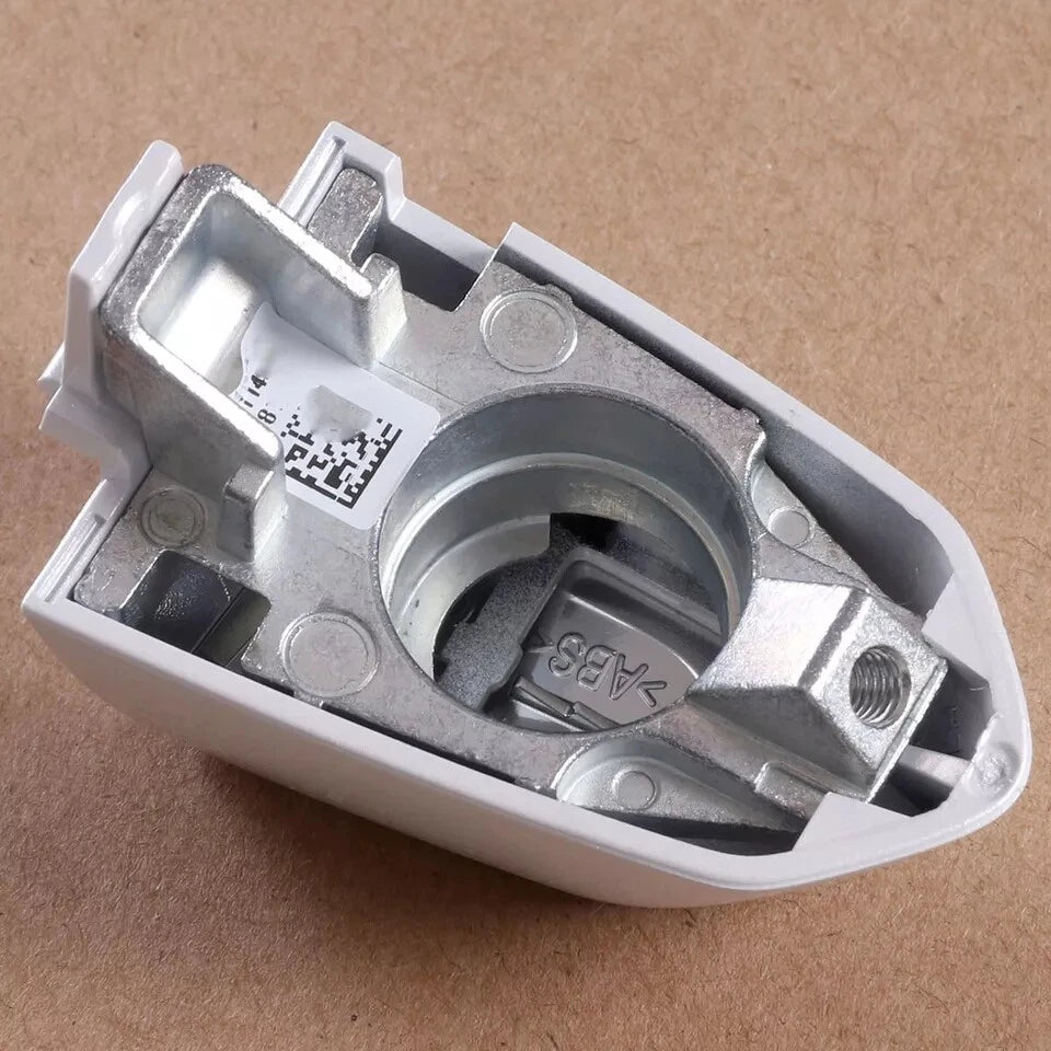 White Front Left Door Lock Cylinder Bezel Cover for Cadillac ATS XTS CTS CT6