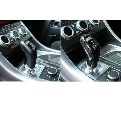 1pc Carbon Fiber Gear Shift Head Cover for LR Range Sport (2014-2017)