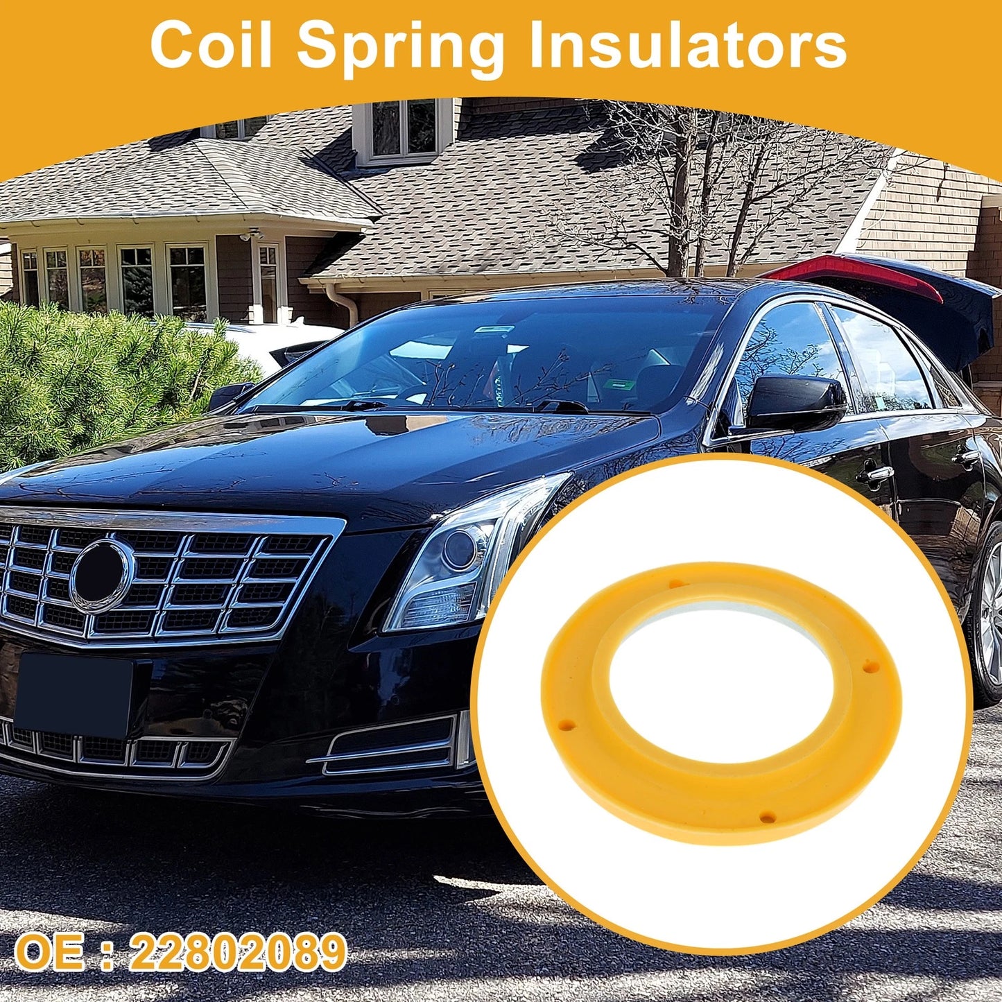 Upper Coil Spring Insulators 1 Pc for Cadillac XTS (2019–2019)