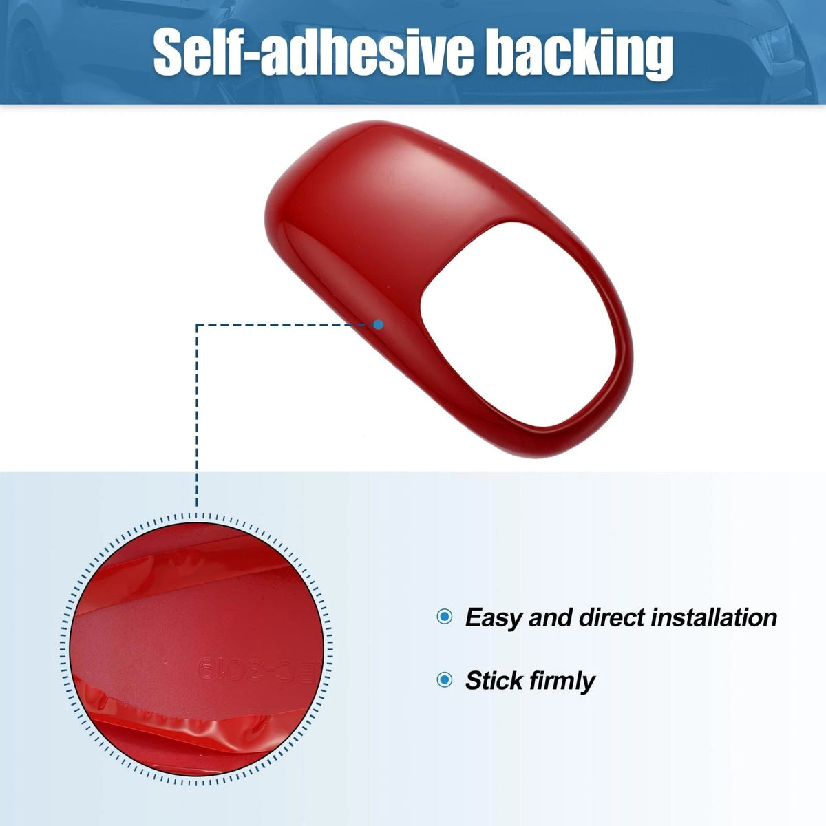 Gear Shift Knob Cover Trim for Jeep Grand Cherokee (2014-2015) Red