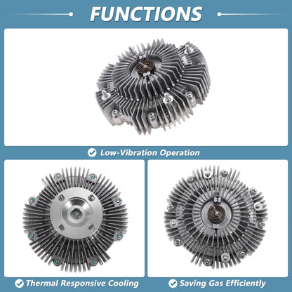 Engine Cooling Fan Clutch for Toyota 4Runner V6 4.0L (2003-2009)