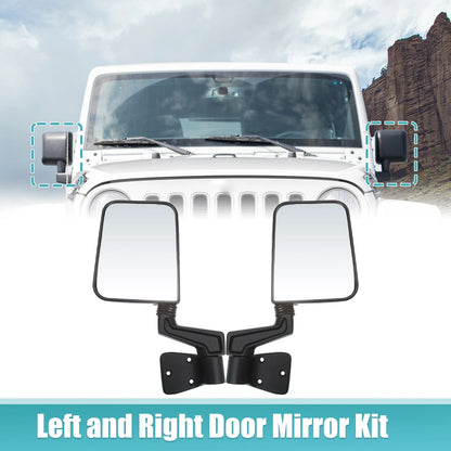 Side View Mirrors for Jeep Wrangler (1987-2002) -  Pair
