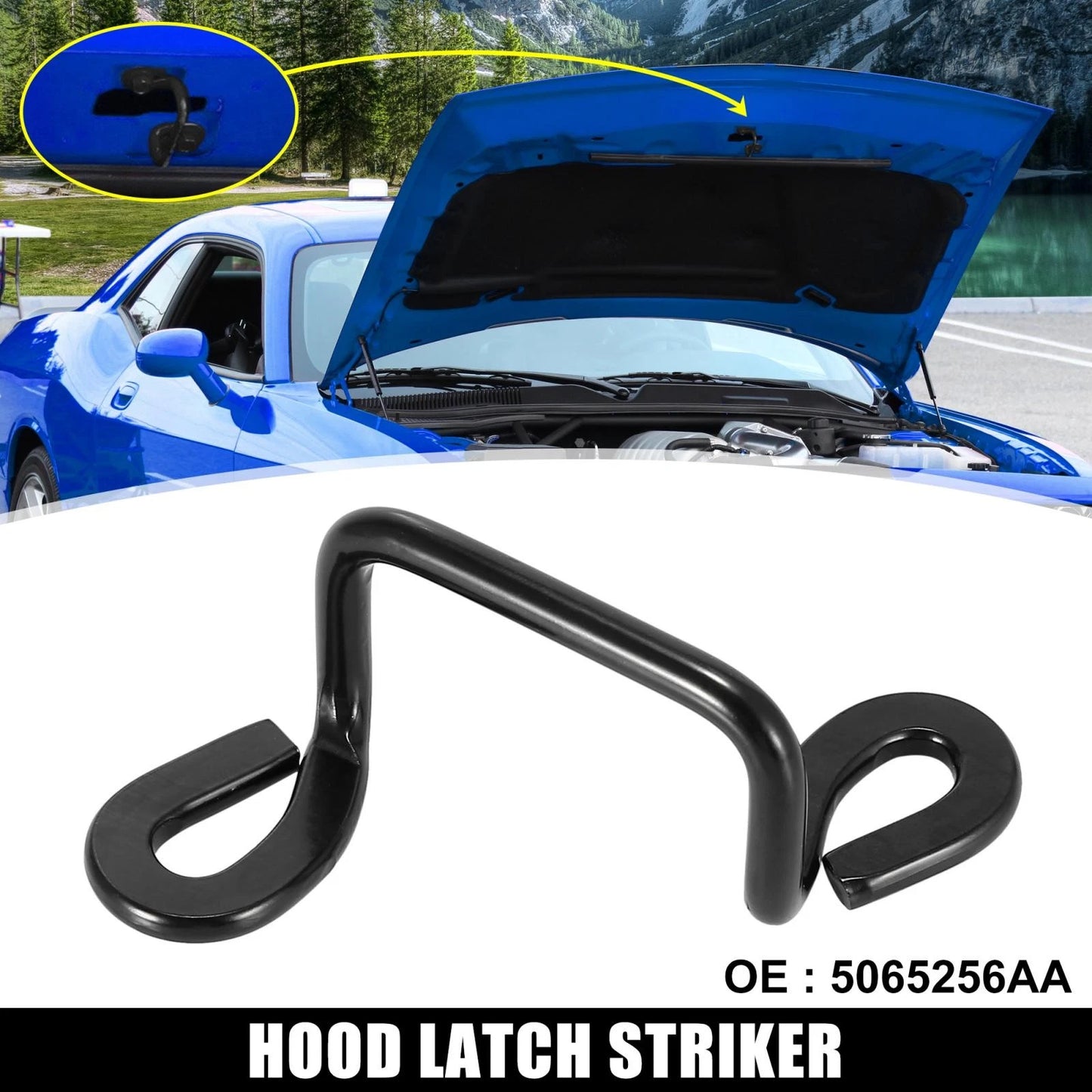 Hood Latch Striker for Dodge Challenger Charger Magnum Chrysler