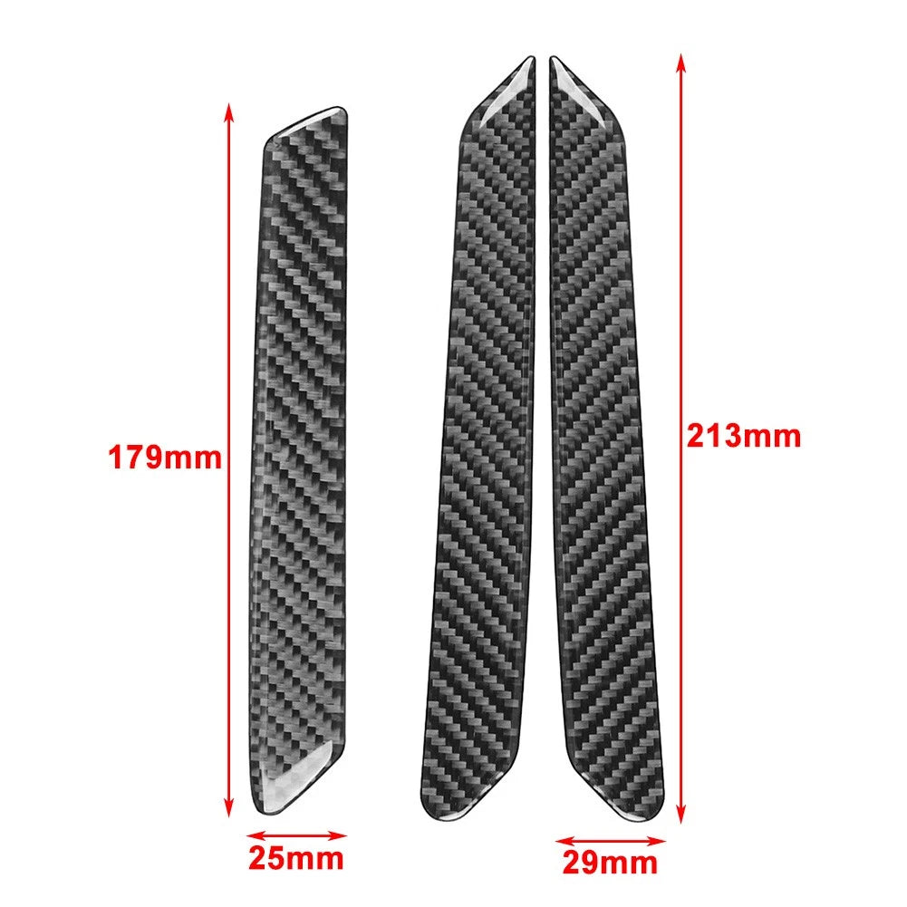 Black Front Rear Door Handle Cover Trim for Volkswagen Passat (2001-2005)