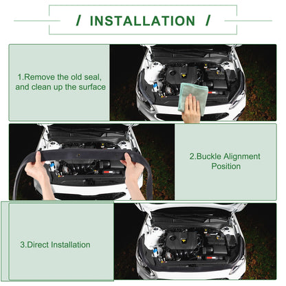 Front Engine Hood Sealing Strip for Honda Civic (2017-2021)