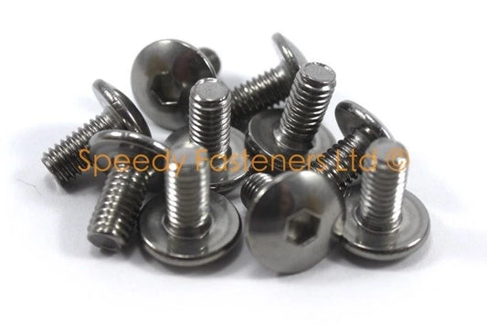 10x Inox Tête de fourche Boulons m6 X 12mm for Kawasaki Ninja Suzuki GSX-R GSX