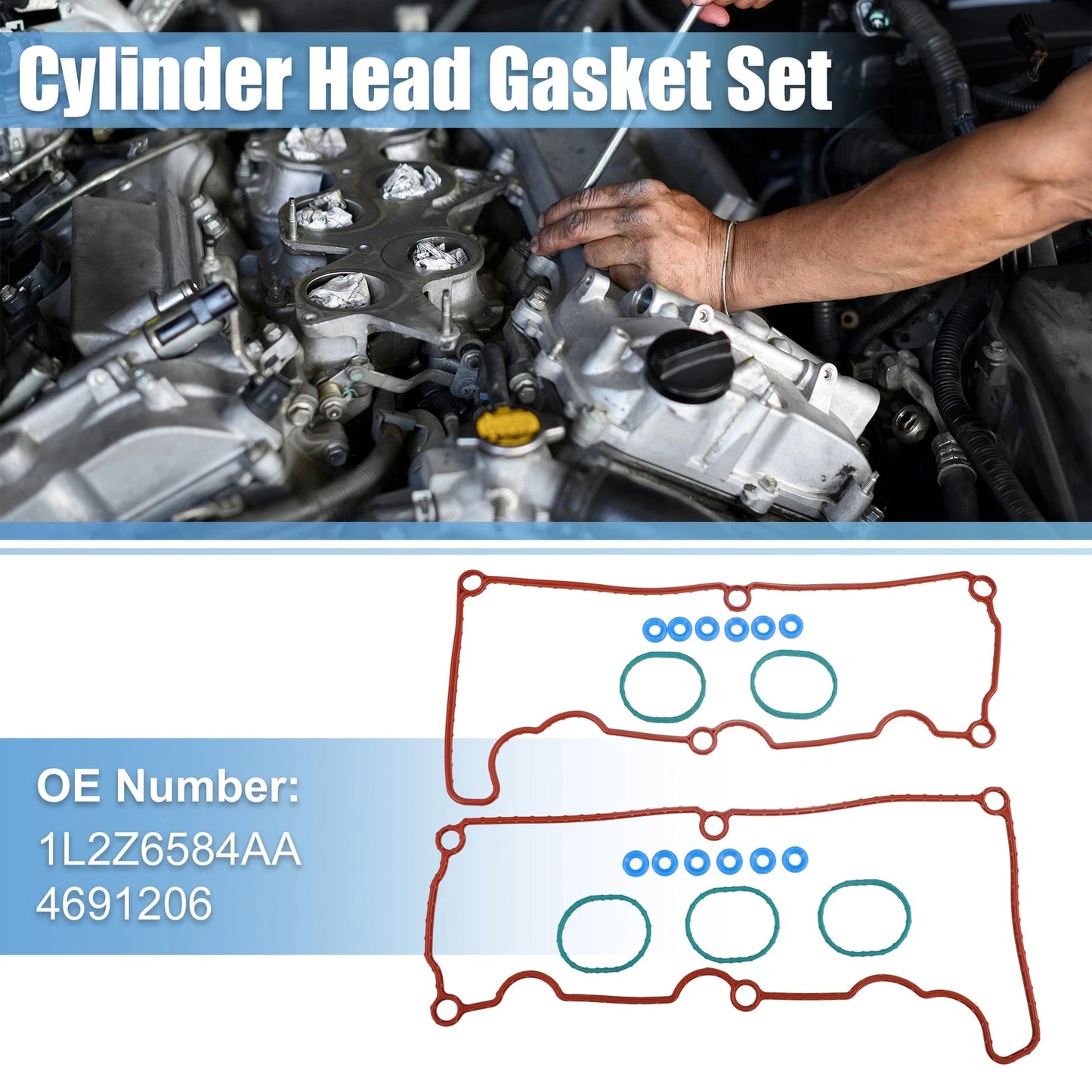 Cylinder Valve Cover Gasket Set for Ford Explorer (2002-2005)