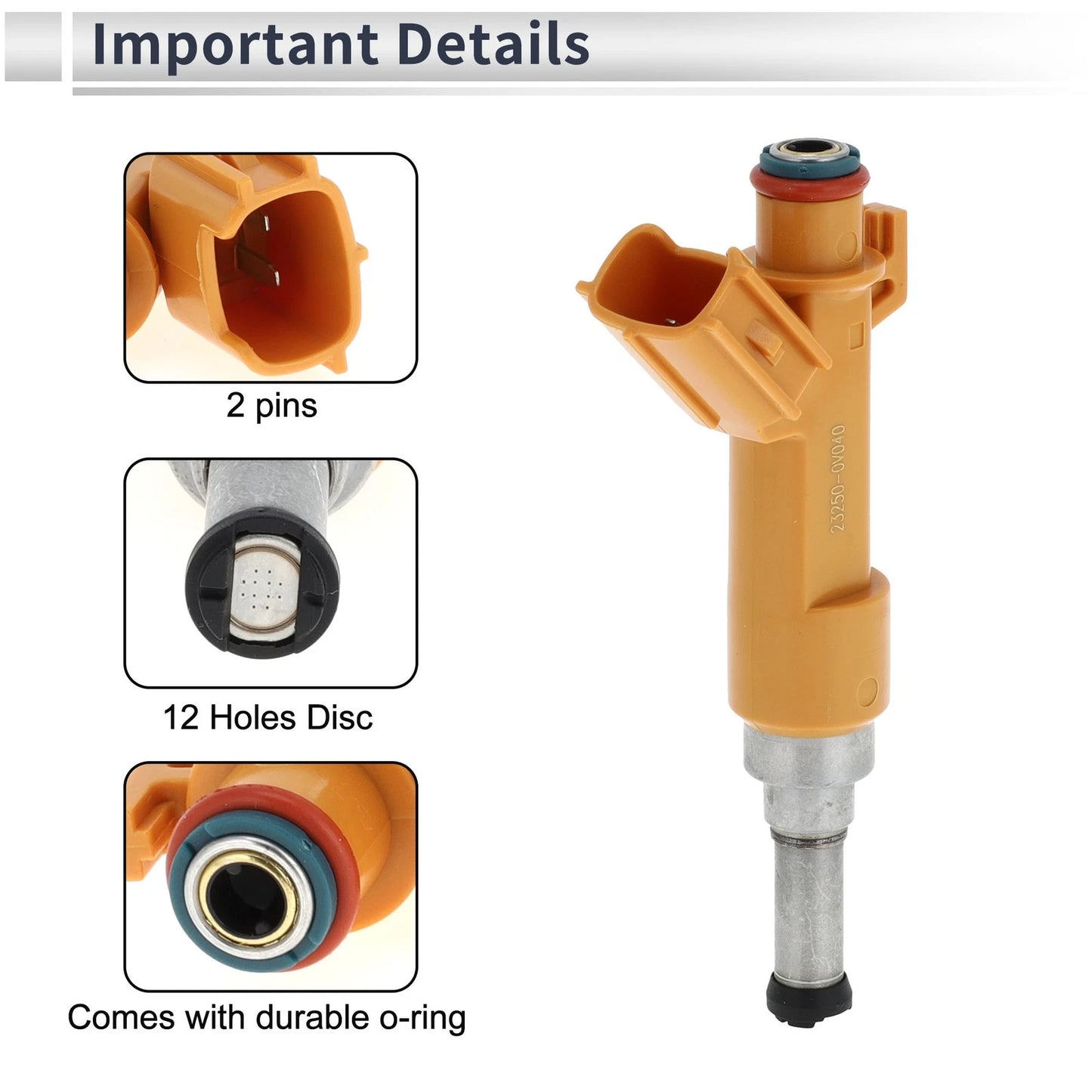 Fuel Injector 1pc for TOYOTA Camry