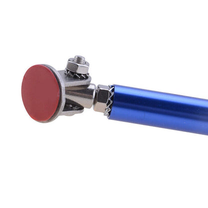 4"-6" Adjustable Blue Front Bumper Lip Splitter Rod for Car A
