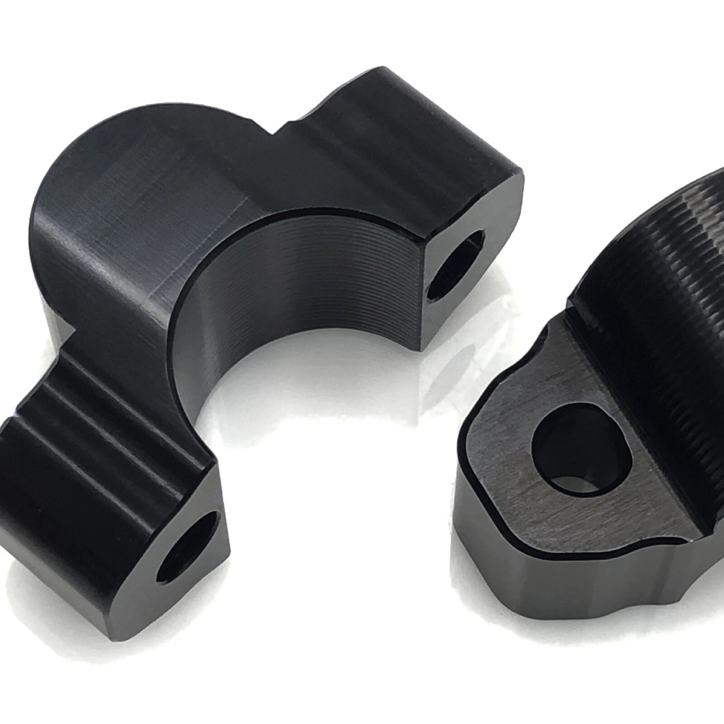 Handle Bar Riser Clamp Adapter Kit for YAMAHA TENERE 700 (2019-2023) Black