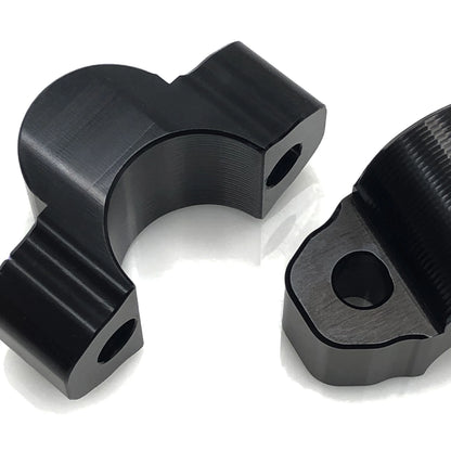 Handle Bar Riser Clamp Adapter Kit for YAMAHA TENERE 700 (2019-2023) Black