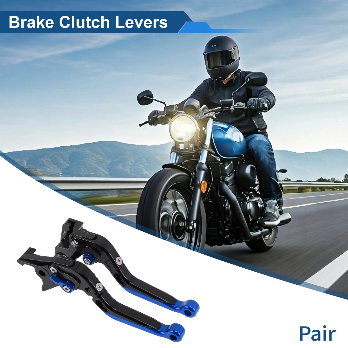Levers / 2 x Adjustable / Brake/Clutch Levers for Kawasaki Z650RS (2022–2022)
