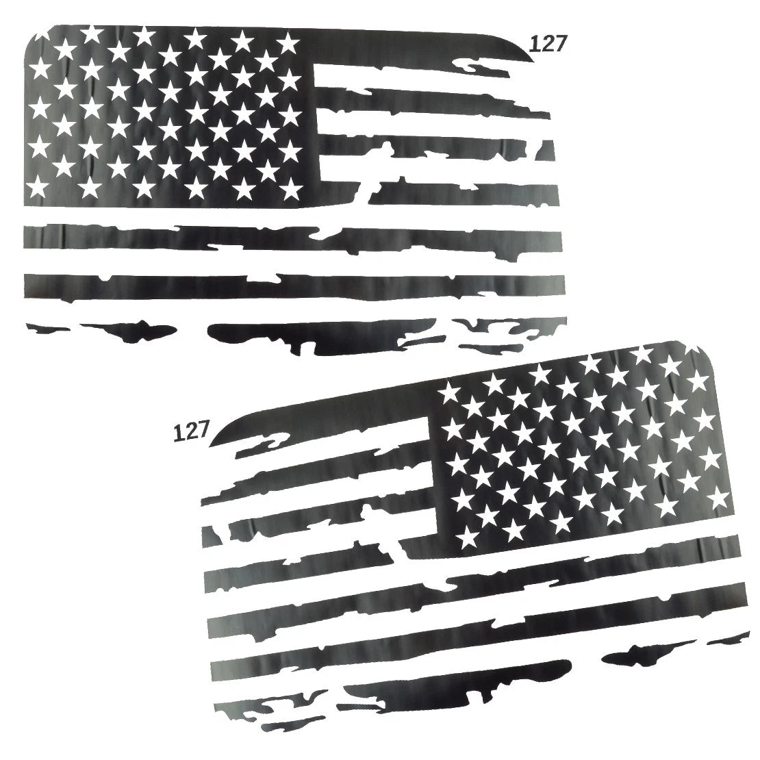 Rear Window USA Flag Vinyl Decal for Jeep Wrangler JL (2018-2023)