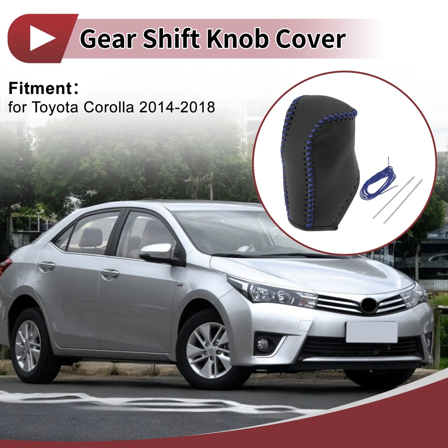 Gear Shift Knob Cover / 1Pc / for Toyota Corolla (2014–2018)