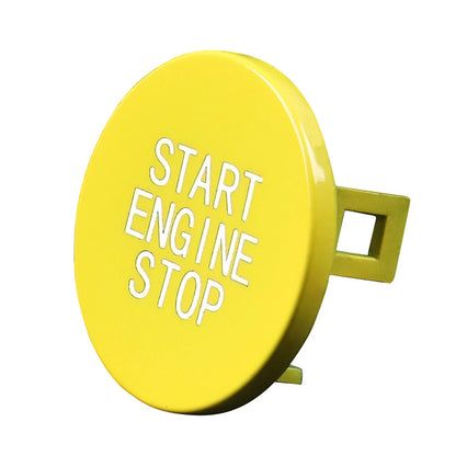 Yellow Car Engine Start Stop Button Switch Cover Trim for BMW 3 8 X Series (2012-2020)