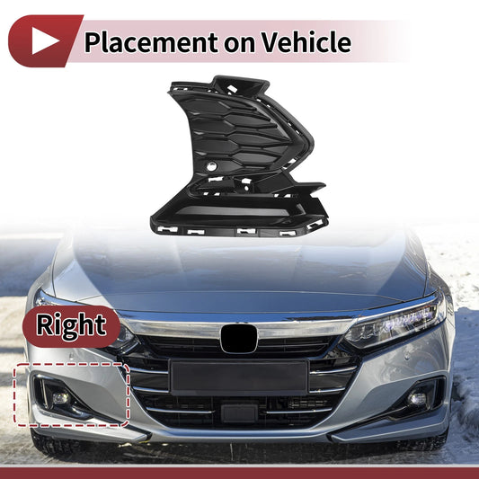 1 x Front Right Fog Light Grill for Chevy Equinox (2021 - 2023)