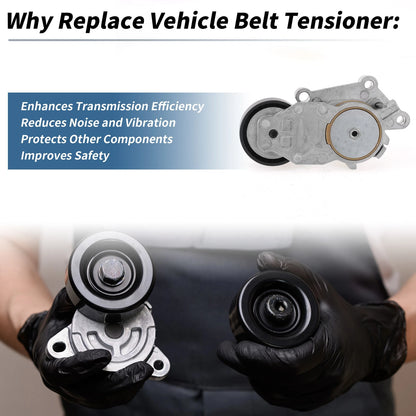 Belt Tensioner for Peugeot 2008 (2013-2020) 1.4 HDi Metal 1 Pc