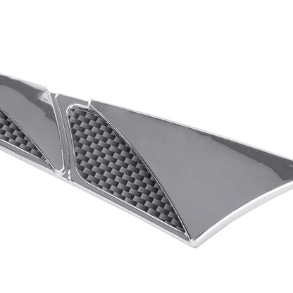 2 x Plastic Car Airflow Fender Side Vent Stickers