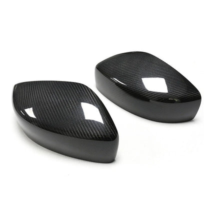 Addon Real Carbon Fiber Rearview Mirror Cover Trim fits Infiniti G25 G37 09-14