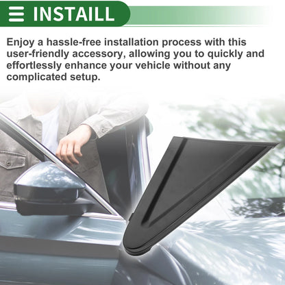 Front Right Side Door Pillar Window Trim for Honda Civic (2012-2015)