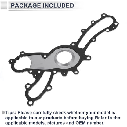 Water Pump Gasket for Toyota Camry 2007-2017 Rubber 1 x Engine Component
