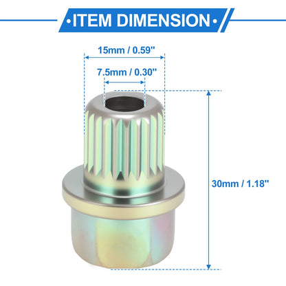 38/22PT Wheel Lock Lug Nut for BMW Anti-Theft Removal Key Socket Adapter