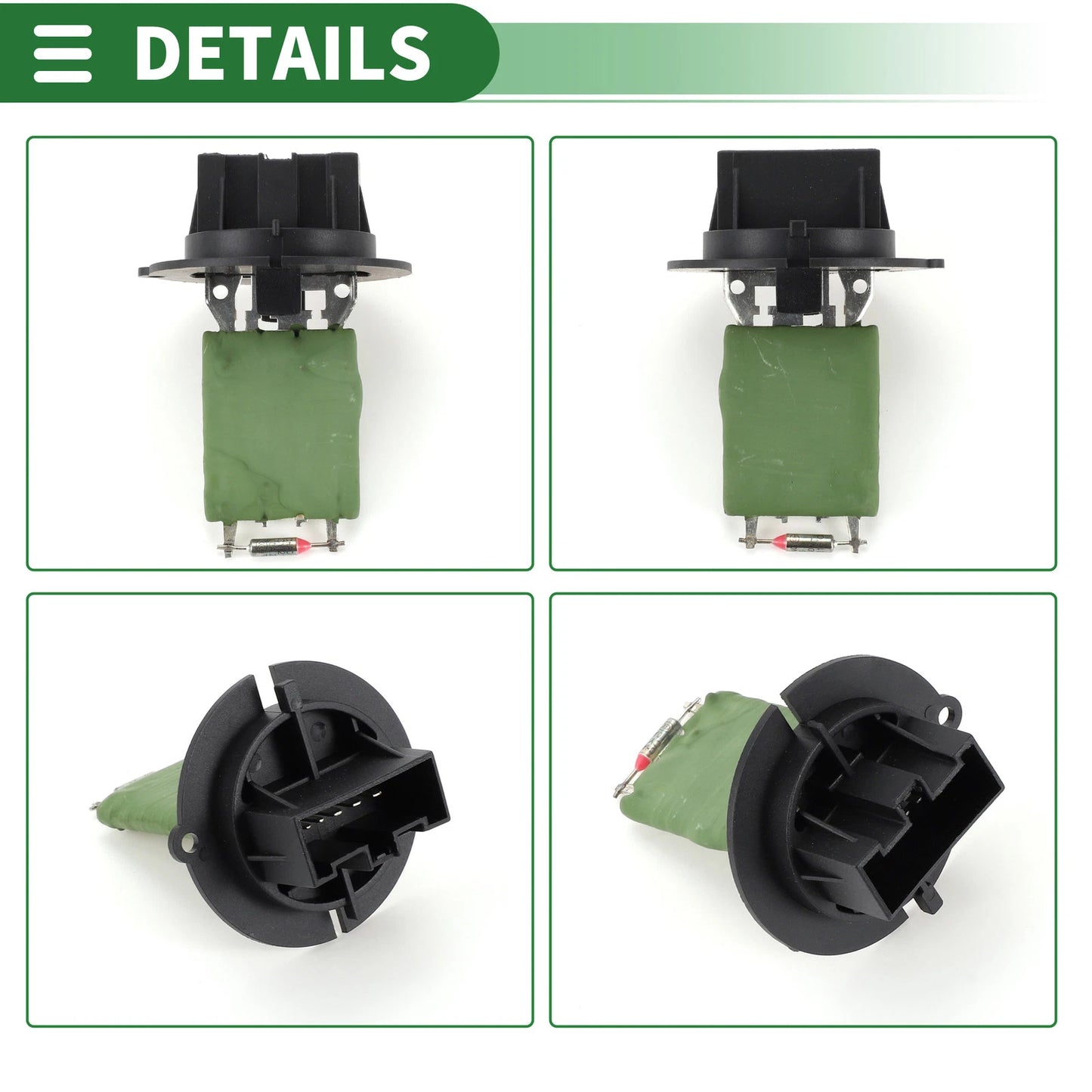 Blower Motor Resistor for Peugeot 206/307/CC/SW, Citroen C3 (2001-2014)