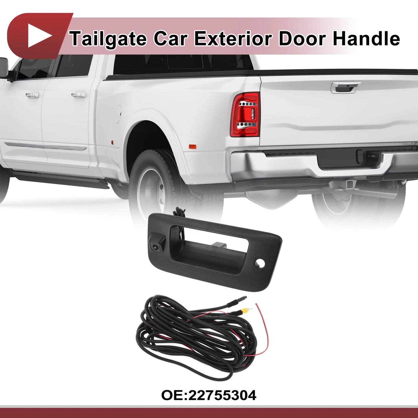 Tailgate Car Exterior Door Handle for Chevrolet Silverado Sierra