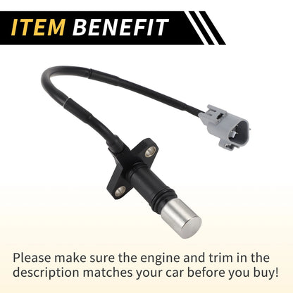 Crankshaft Position Sensor for Toyota Tacoma (1995-2004) 1 Pc Black
