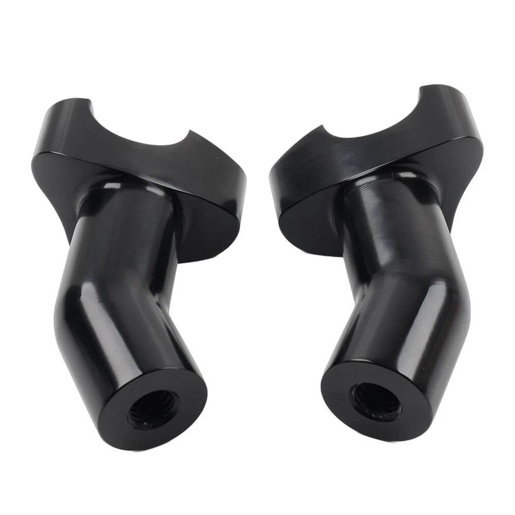3.5" Pullback Handlebar Risers Black for Harley Dyna Softail Road King