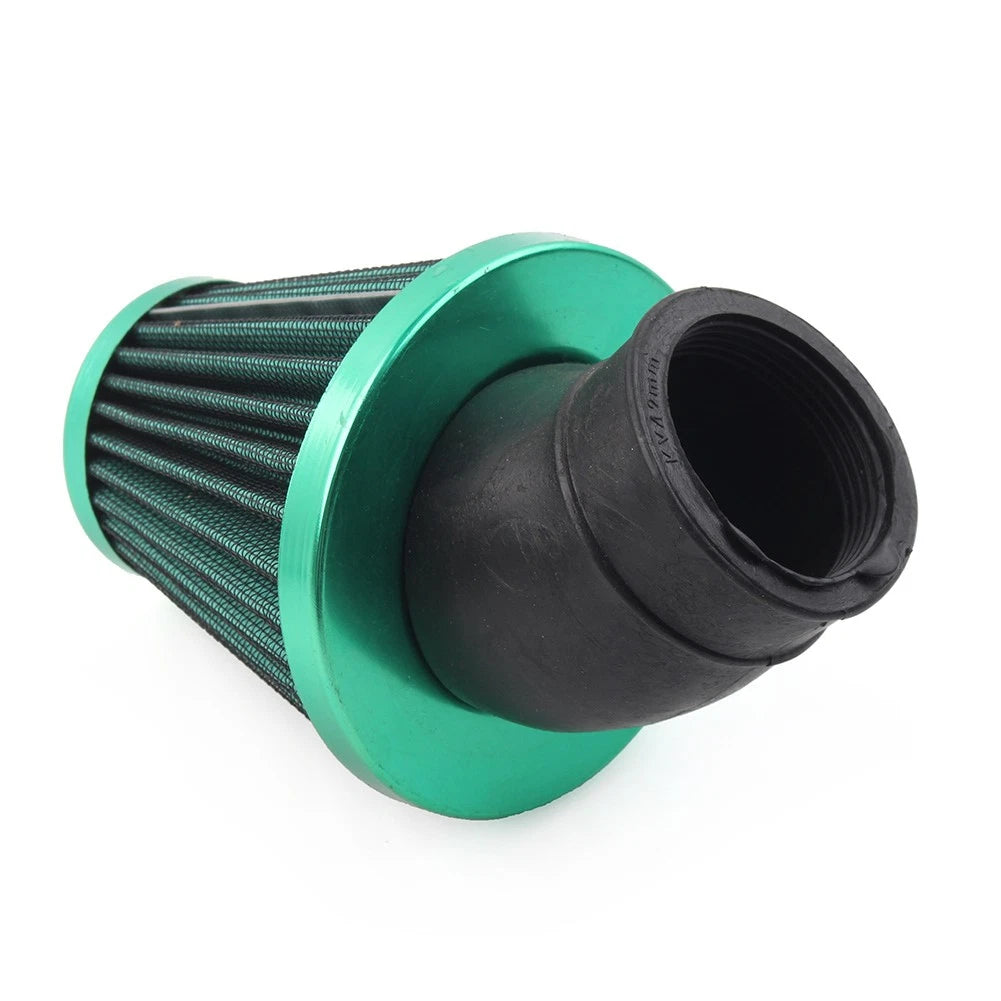 Green Motorcycle Air Intake Filter Cleaner for Make & Model