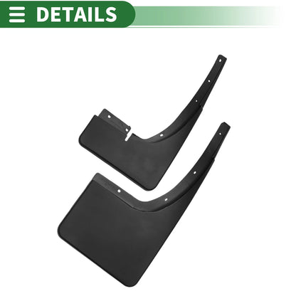Mud Flaps Splash Guards for Ford Ranger T6/T7 2011-2018 with Mounts