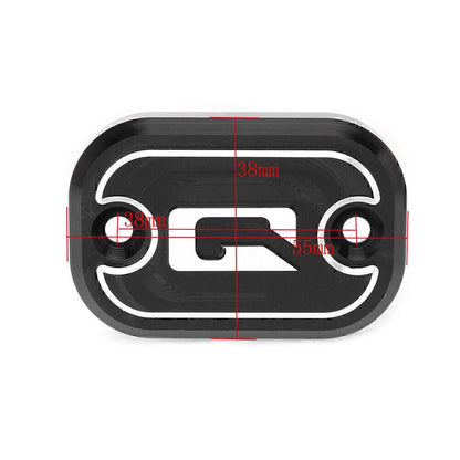 Black Front Brake Fluid Reservoir Cap Cover for YAMAHA QBIX 125 (2017-2018)