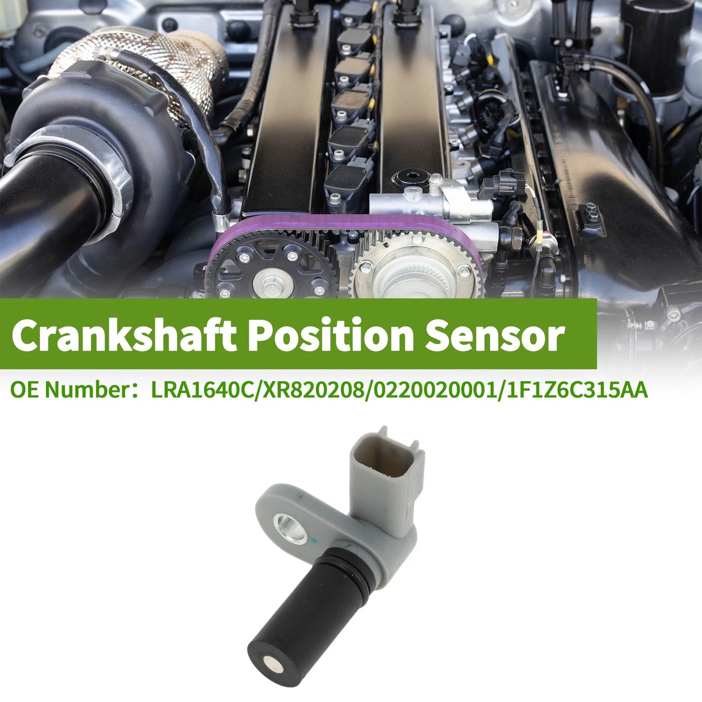 Crankshaft Position Sensor for Ford Sable (2000-2001) 1 x Black