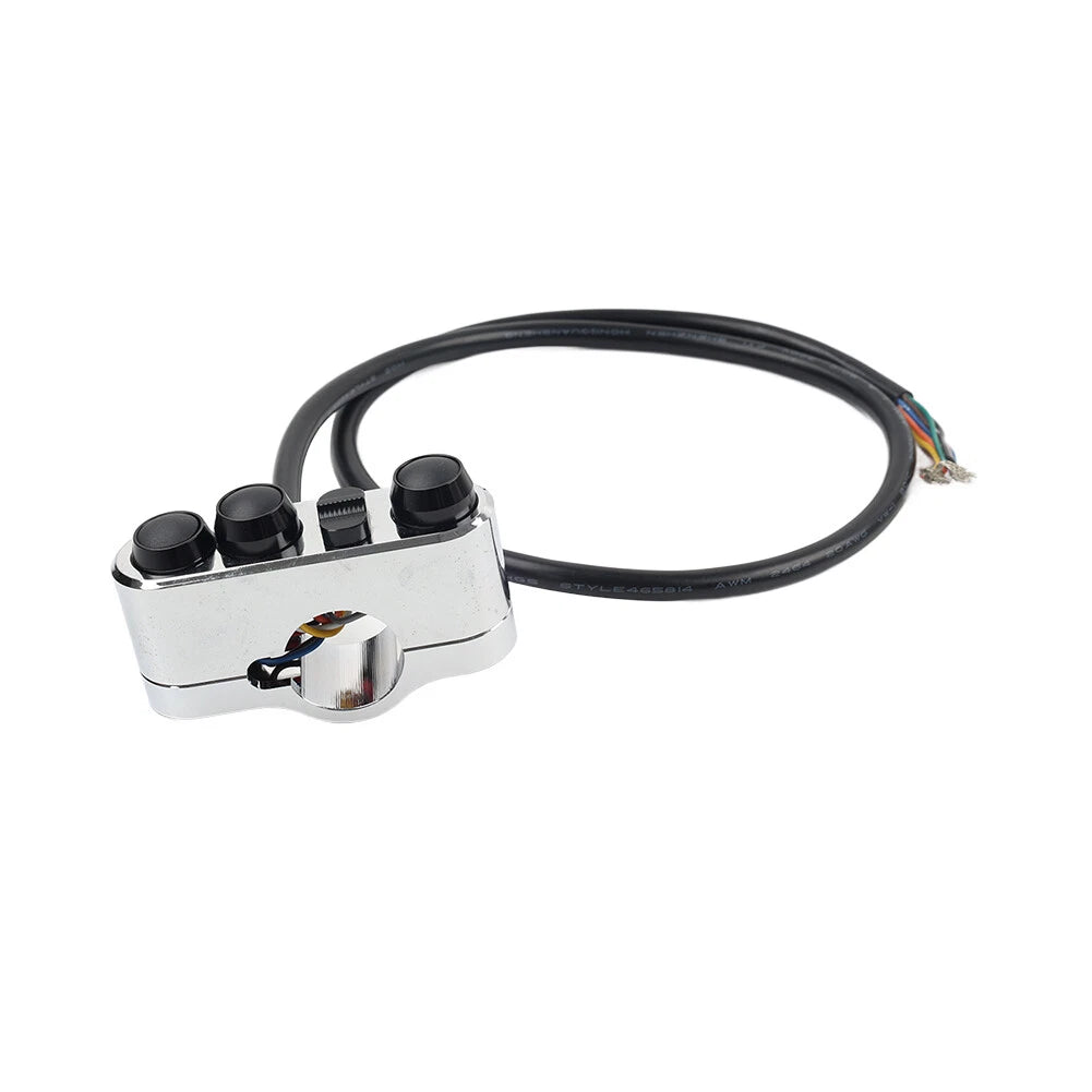 Handlebar Control Switches w/Wiring Harness for Harley Dyna Sportster