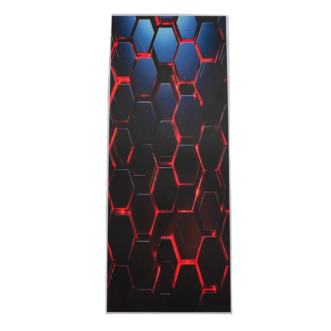 Honeycomb Print Door Window Center B-Pillar Covers for Car