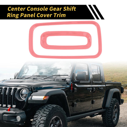 Center Console Gear Shift Ring Panel Cover Trim for Jeep Wrangler (2007-2018)