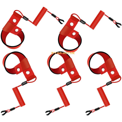 5Pack Stop Kill Safety Key Lanyard for Yamaha Jet Ski WaveRunner WaveVenture