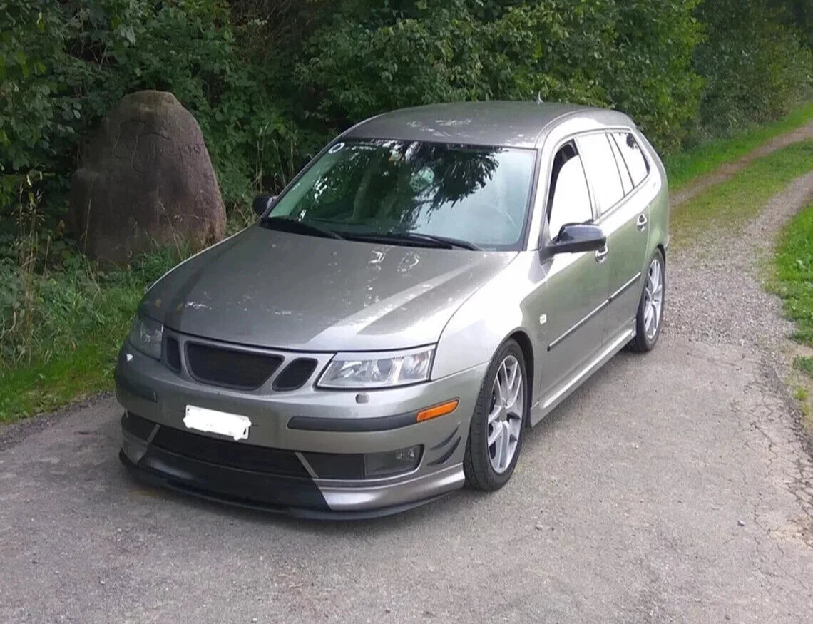 x3 Front Bumper Lip for Saab 9-3 Mk1 Mk2 (2002-2014)
