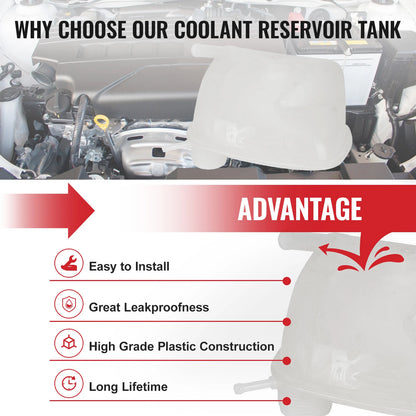 Coolant Expansion Tank for VW Golf I II 1.6 1.8 GTI (1983-1992)