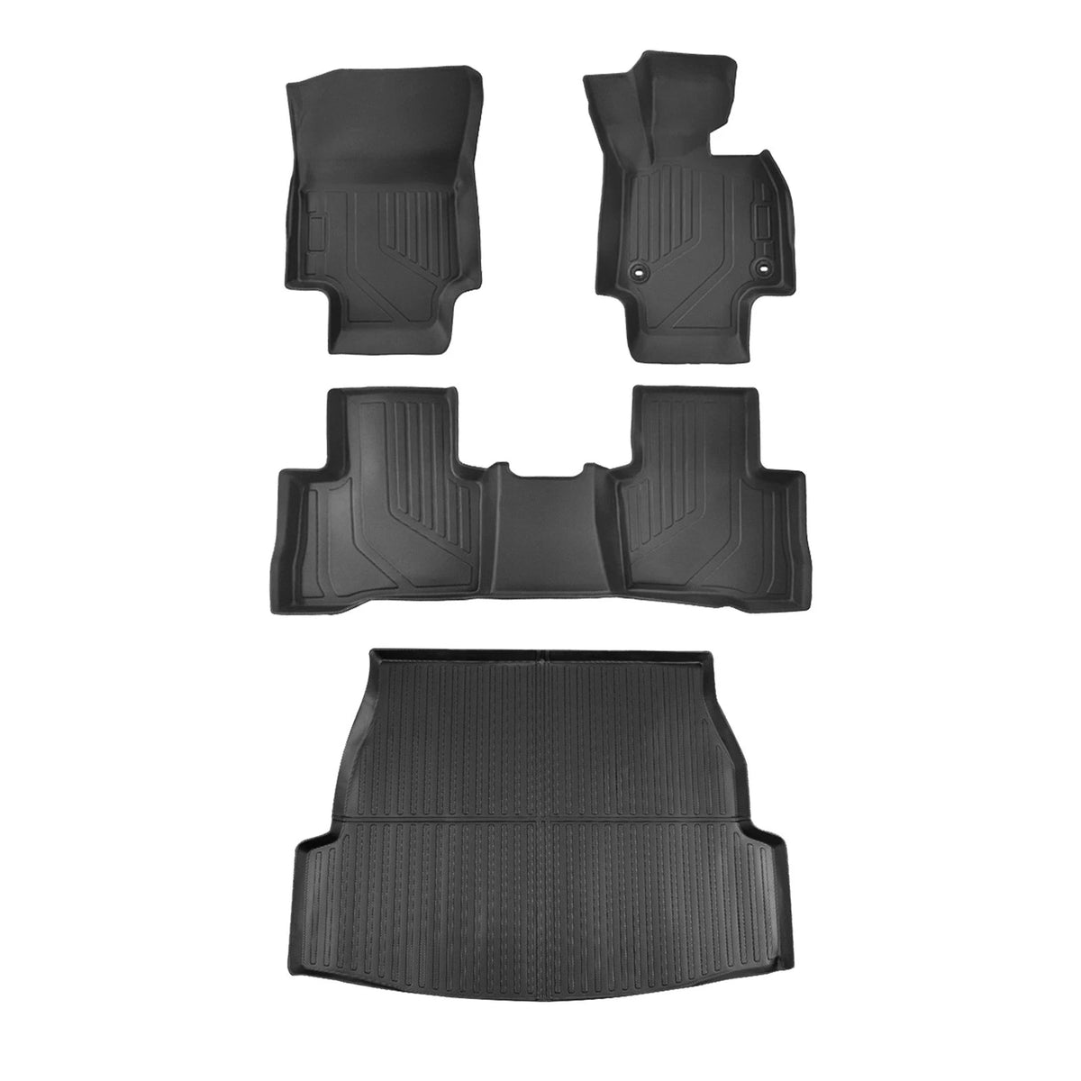 4Pcs TPE 3D Floor Mats Boot Liner for Toyota RAV4 (2019-2023)