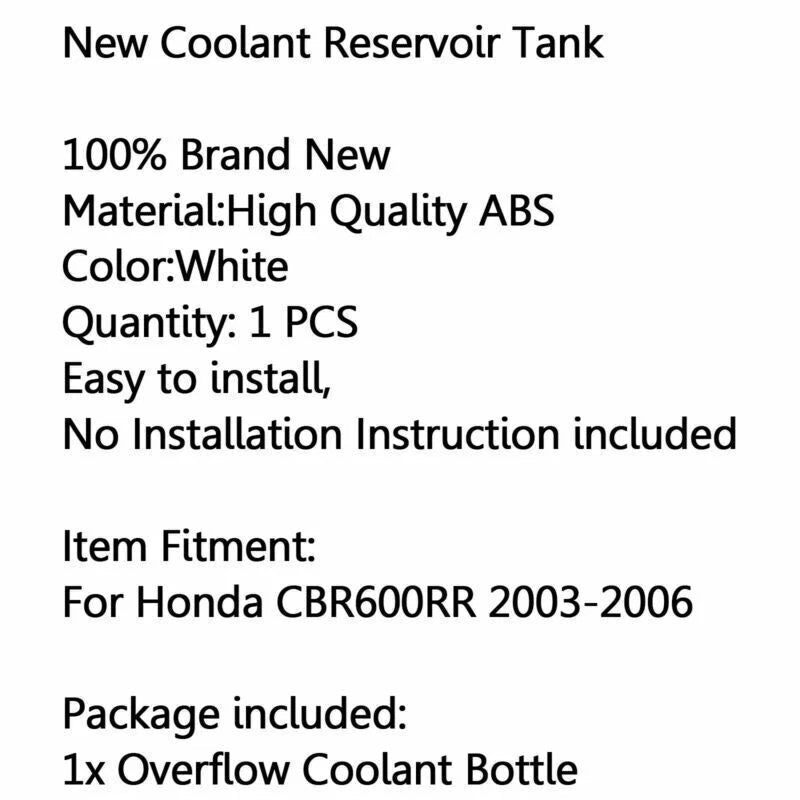 Radiator Expansion Tank for Honda CBR600RR (2003-2006)