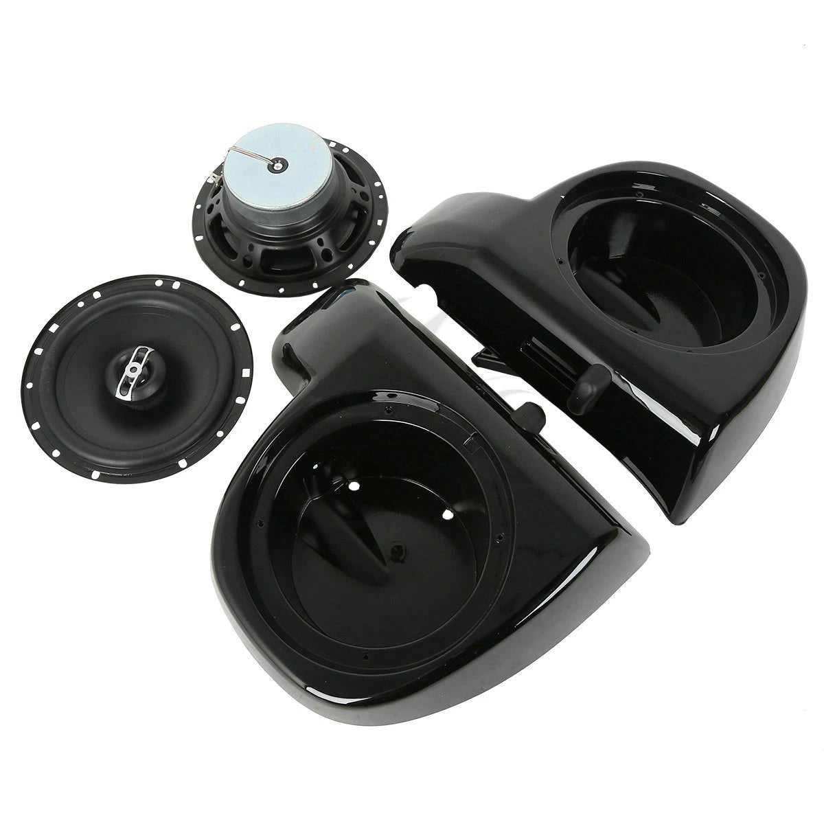 6.5" Lower Vented Fairings Speaker Glove Box for Harley Touring FLHT (14-24)