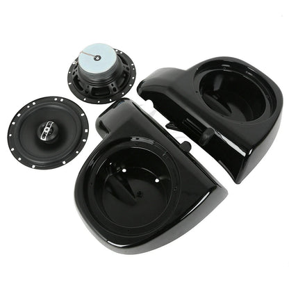 6.5" Lower Vented Fairings Speaker Glove Box for Harley Touring FLHT (14-24)