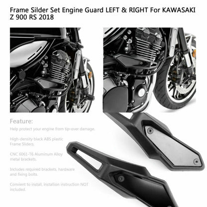 Frame Slider Motor Guards 2 x Left & Right for 2018 Kawasaki Z900RS (2018)