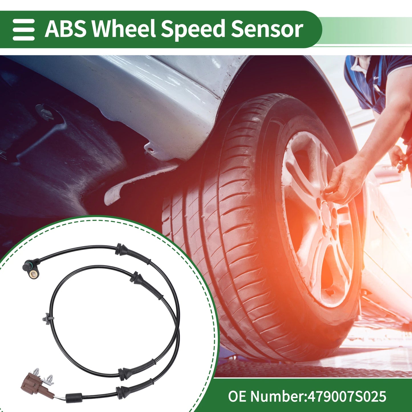 ABS Wheel Speed Sensor for Nissan Armada Rear (2005-2012)
