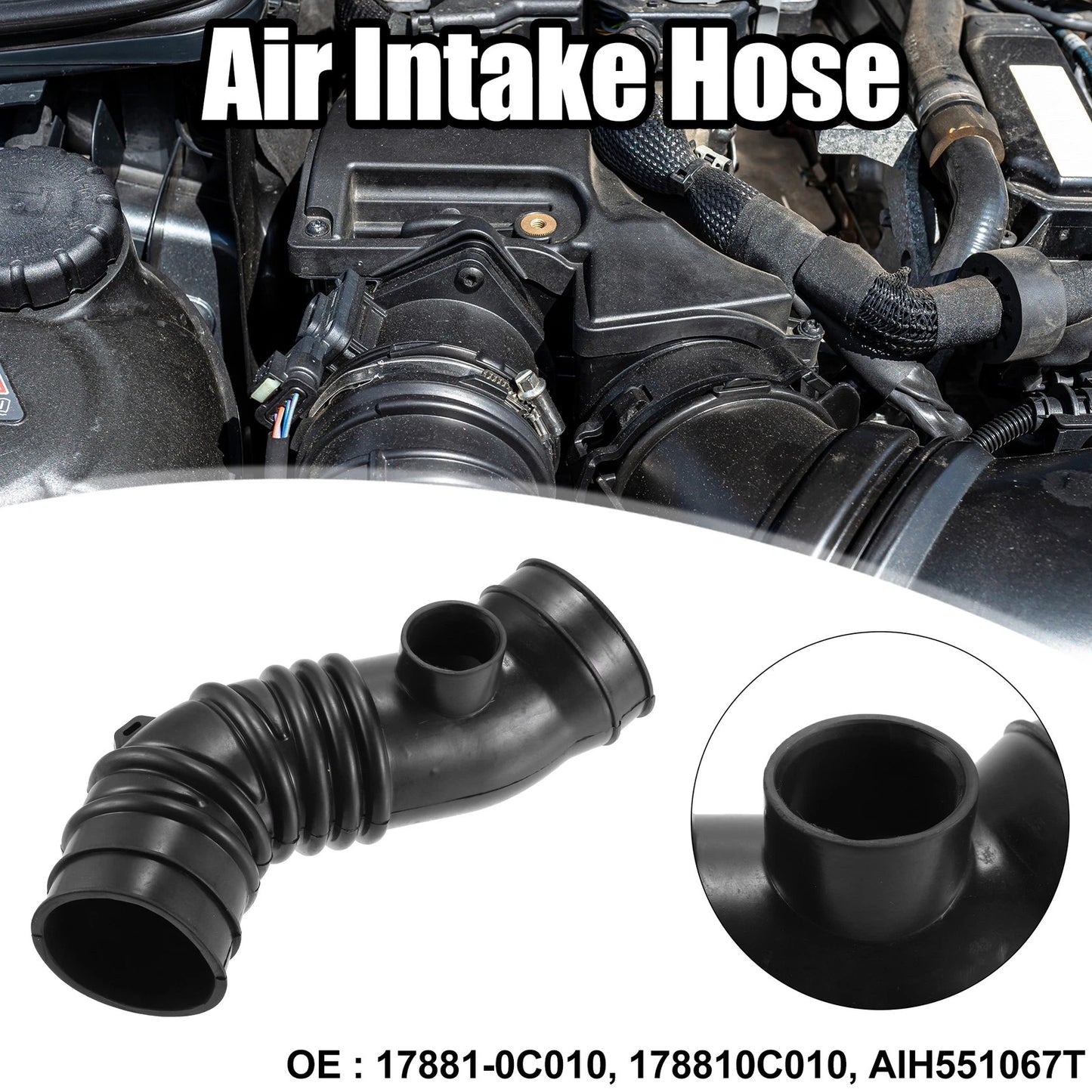 Engine Air Intake Hose Pipe for Toyota Tacoma 4Runner (2005-2023)