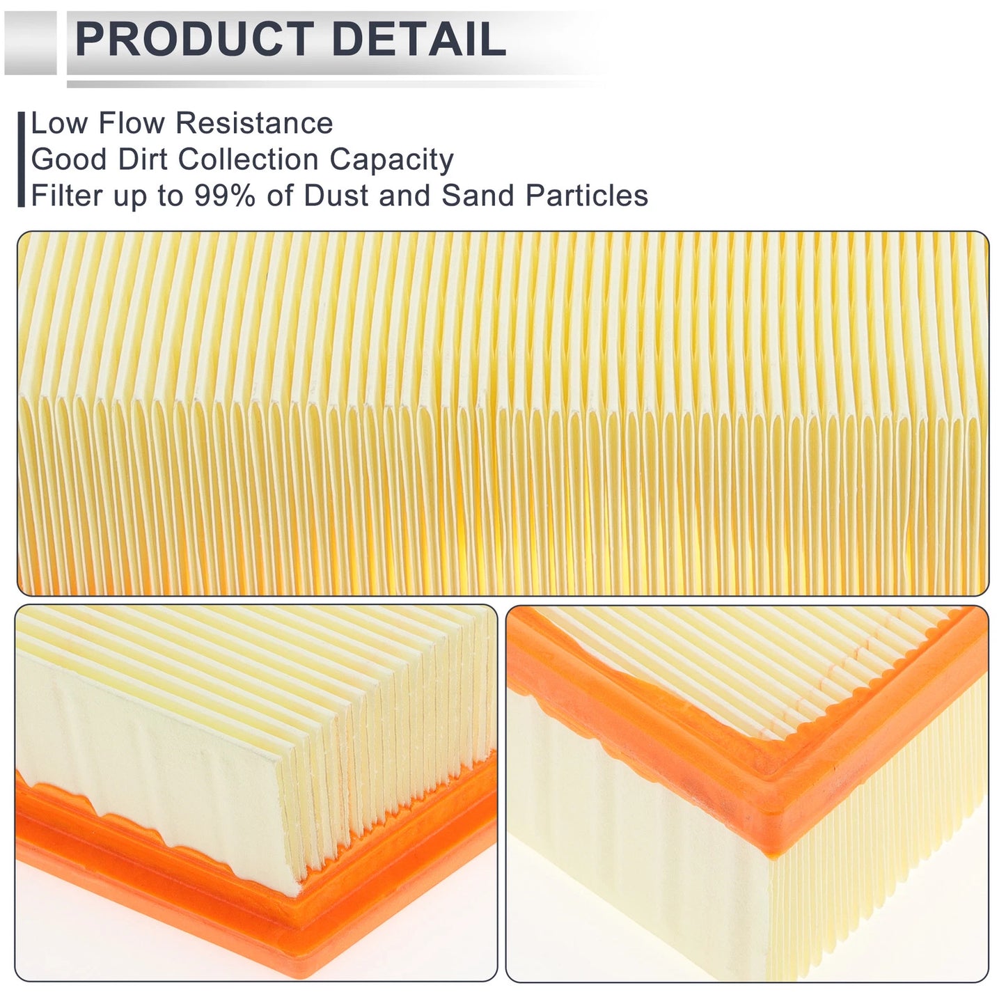 Engine Air Filter for Ford Mondeo IV 2.0 TDCi (2007-2014) - 1 x Filter