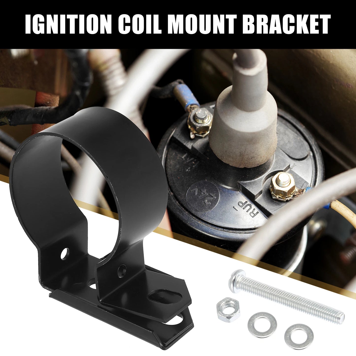 Ignition Coil Mount Bracket for Ford Mustang 302 351W 351C 400 (1979-1993)