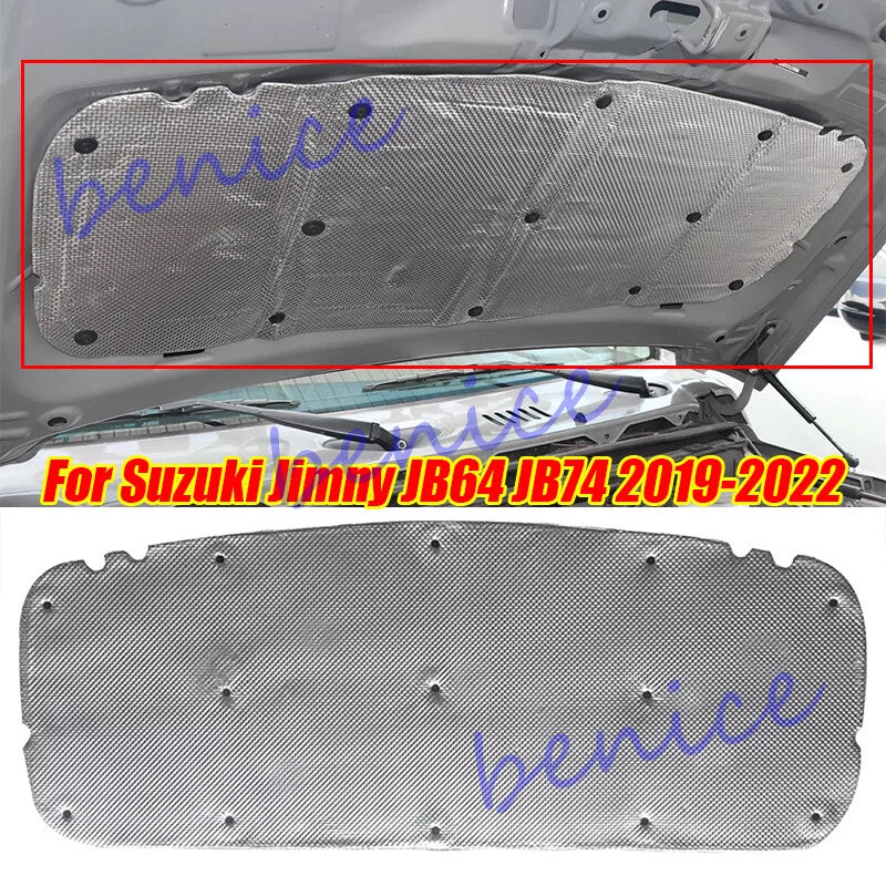 Front Engine Hood Sound Insulation Cotton for Suzuki Jimny JB64 JB74 (2019–2022)